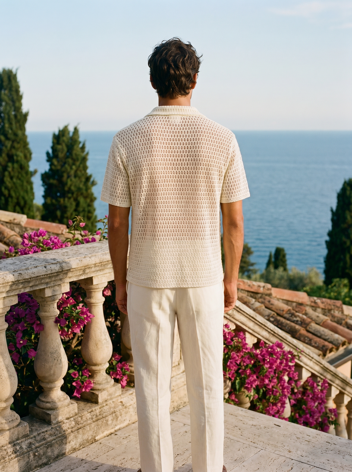 Capri | Haftowana Szydełkowa Koszula
