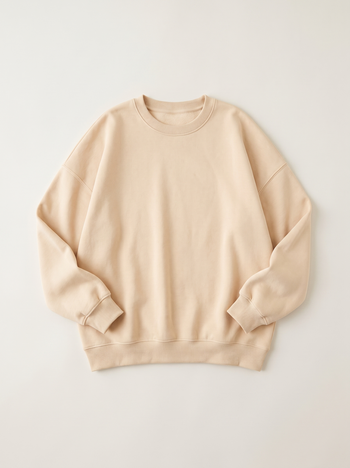 Marinie | Oversize'owa Bluza z Okrągłym Dekoltem