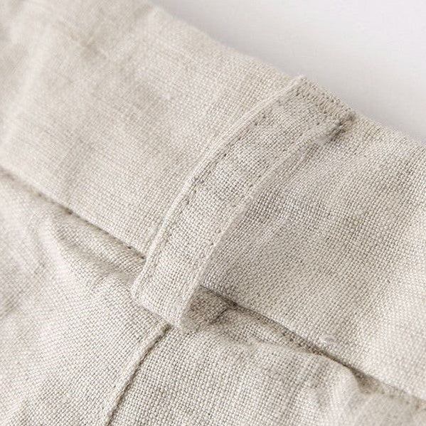 Montauk | Eleganckie Lniane Spodnie