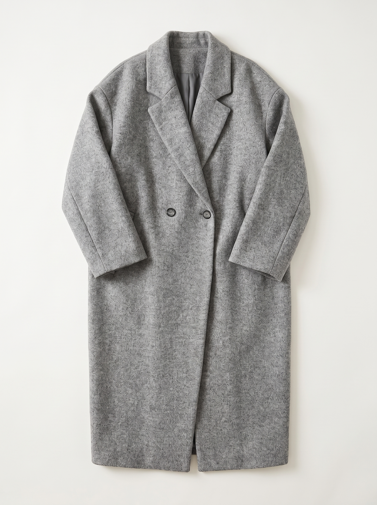 Tilly | Oversize'owy Długi Płaszcz Wełniany
