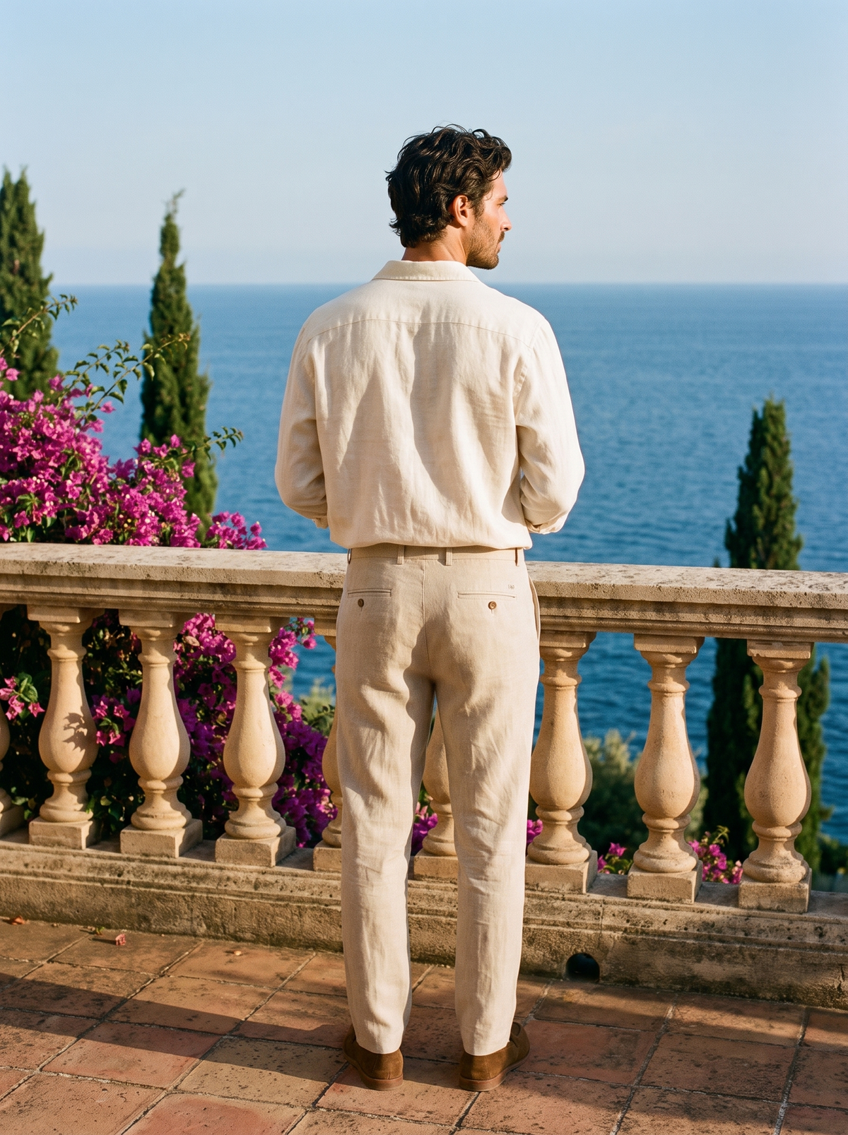 Montauk | Eleganckie Lniane Spodnie