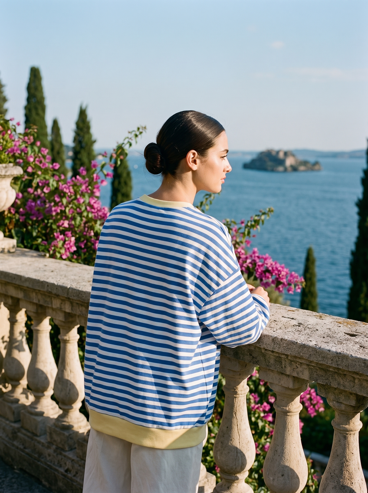 Roxanne | Oversize'owa Bluza w Paski