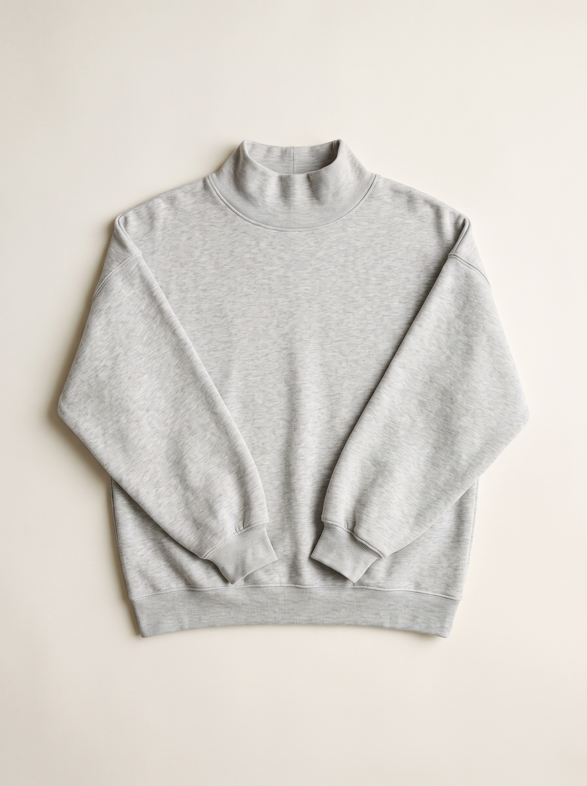 Lesly | Oversize'owa Bluza z Półgolfem
