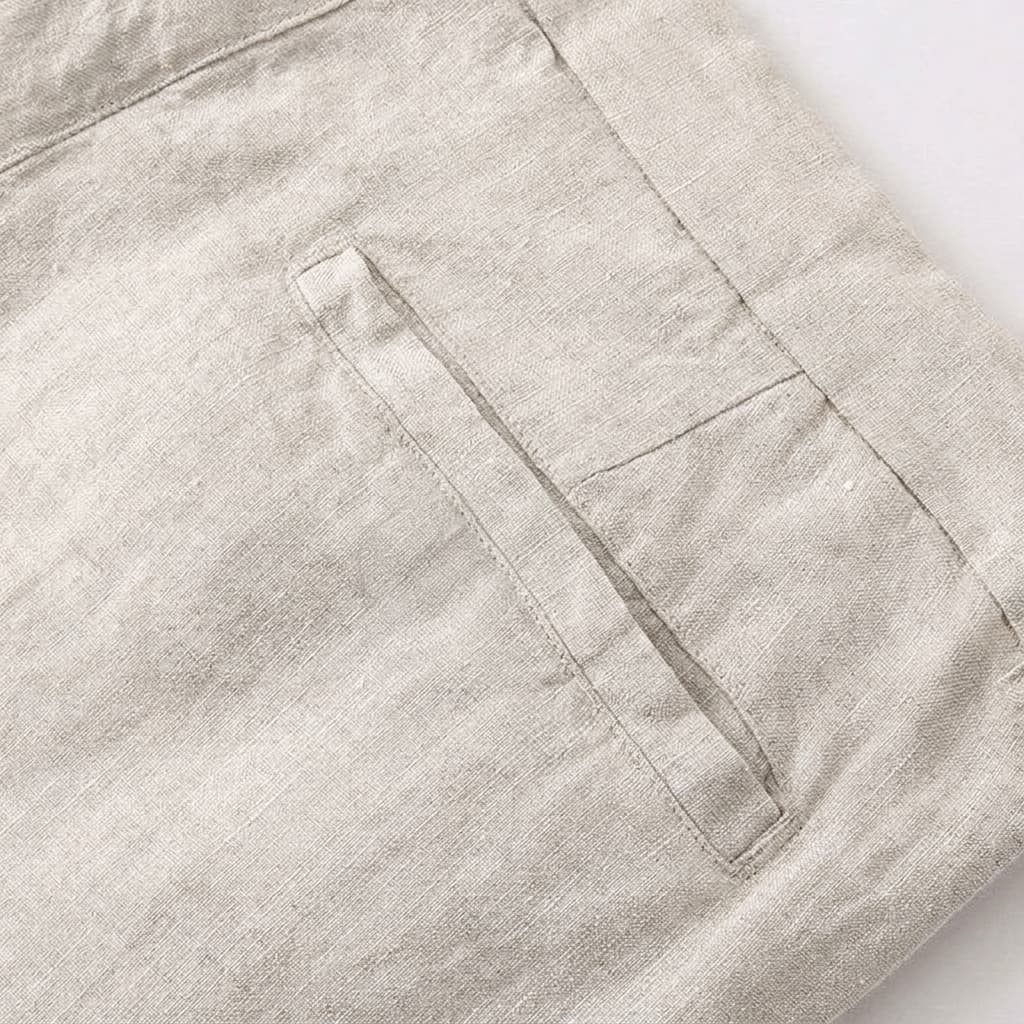 Montauk | Eleganckie Lniane Spodnie