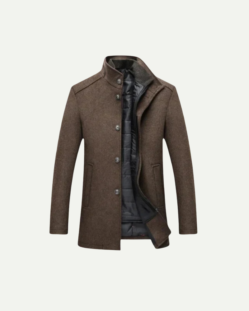 Marcel | Elegancka Kurtka Męska ze Stójką